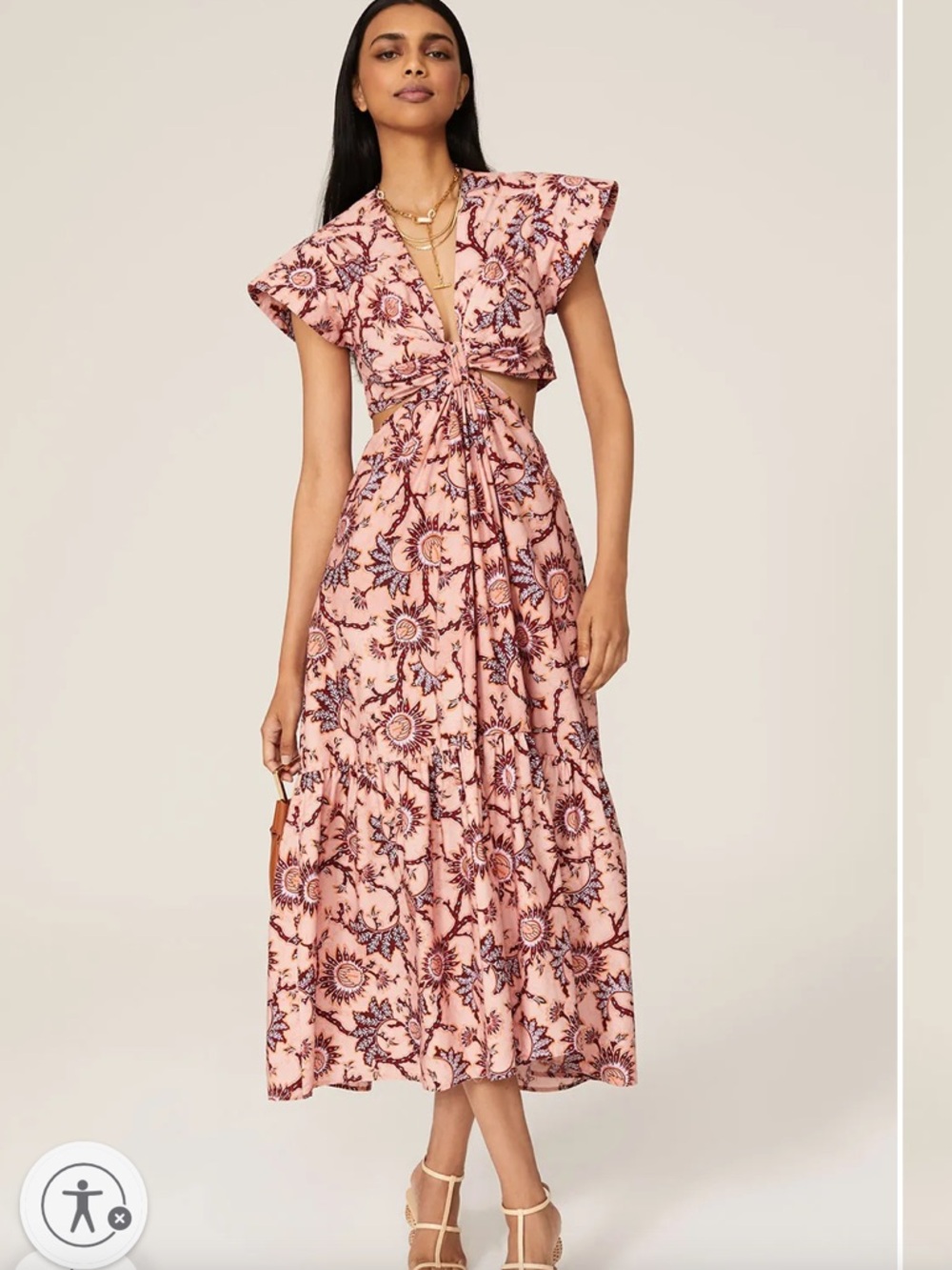 A.L.C. Alexandria  Cutout Maxi Dress